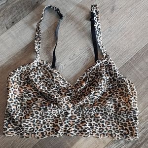 Animal print bralette